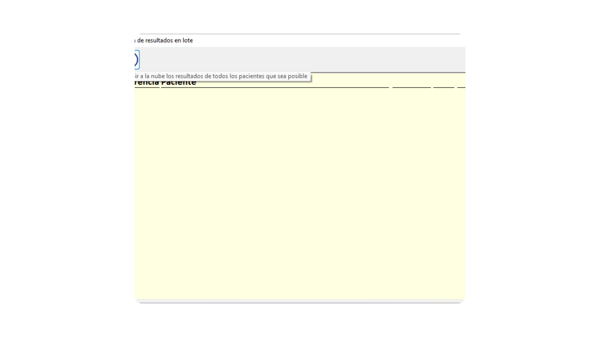 Impresión de resultados en lote